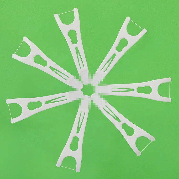 OEM floss pick whole sale cheap price Y Type degradable