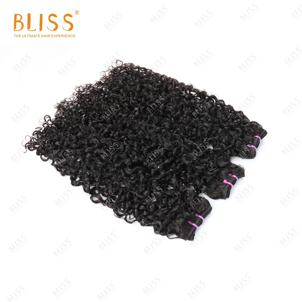 Bliss 10a 100% remy pixie curl Cuticle Aligned Double Drawn brazilian human Hair