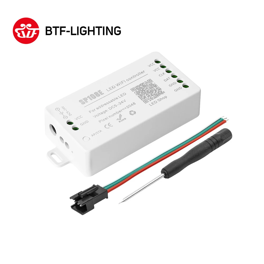  Контроллер WS2812B SP105E SP107E SP108E S110E SP601E WS2811 SK6812 цифровой контроллер для светодиодных лент RGB с