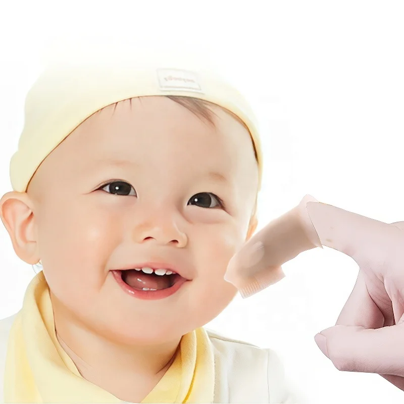 Useful Baby Finger Toothbrush Soft Silicone infant Training Tooth Brush Teeth Clear Massage for Oral care