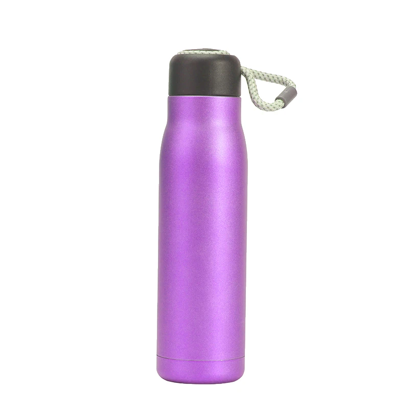 2024 Customised Logo Stainless Steel Insulated Sports Water Bottle Portable Vacuum Thermo Flask for Direct Drinking Bicycling