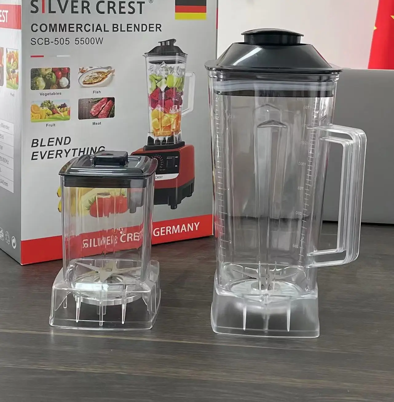 5500W blender high-powered multi-functional cooking machine juice soybean milk machine commercial milk tea ice machine