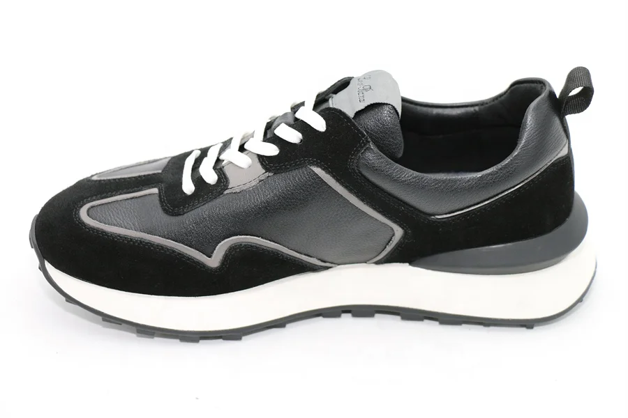 LANCI shoe supplier custom logo wholesalers luxury genuine leather custom casual fitness walking shoes
