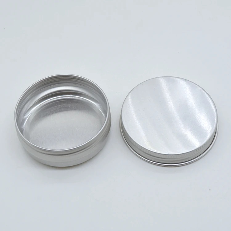Factory Price 30g/1OZ Round Aluminum Tin Cans Round Metal Cosmetic Container Aluminum Container For Balm Lip