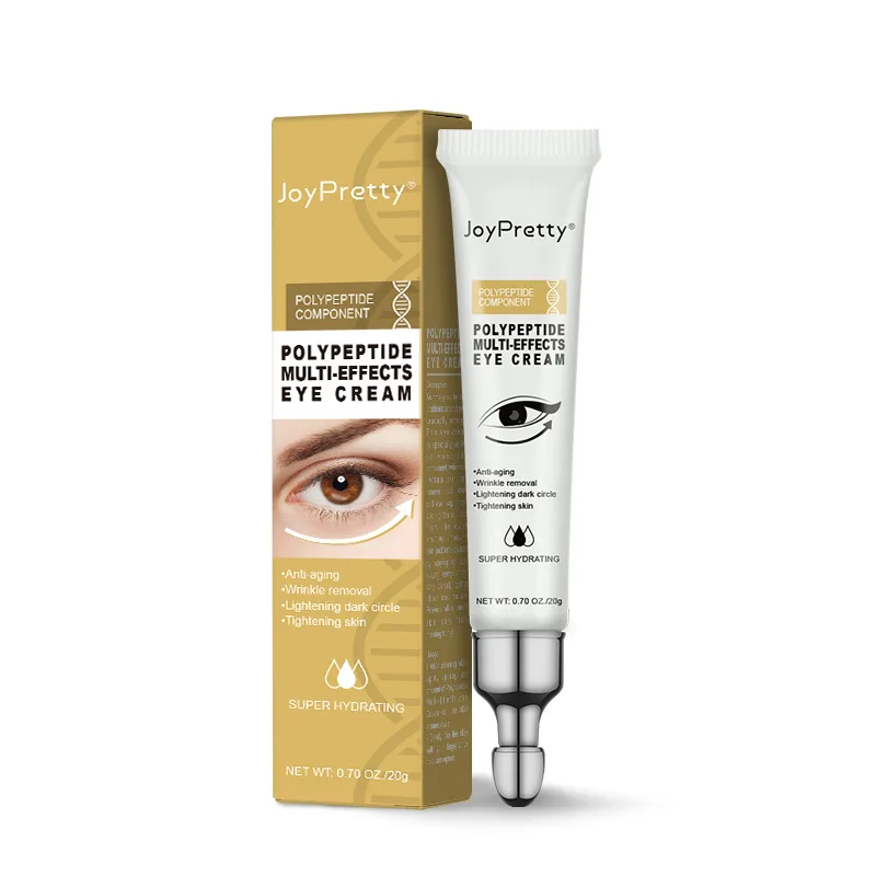 Joypretty polypeptide multi effect eye cream anti wrinkle eye cream for dark circles and puffiness