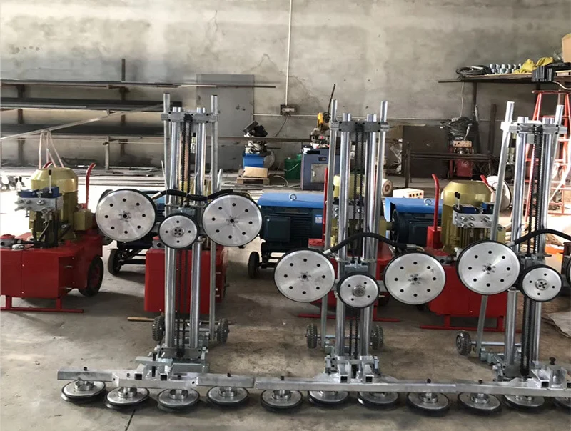 Fully automatic Stone Cutting Machine Quarry Granite Marble Cutting Mini Diamond Wire Saw