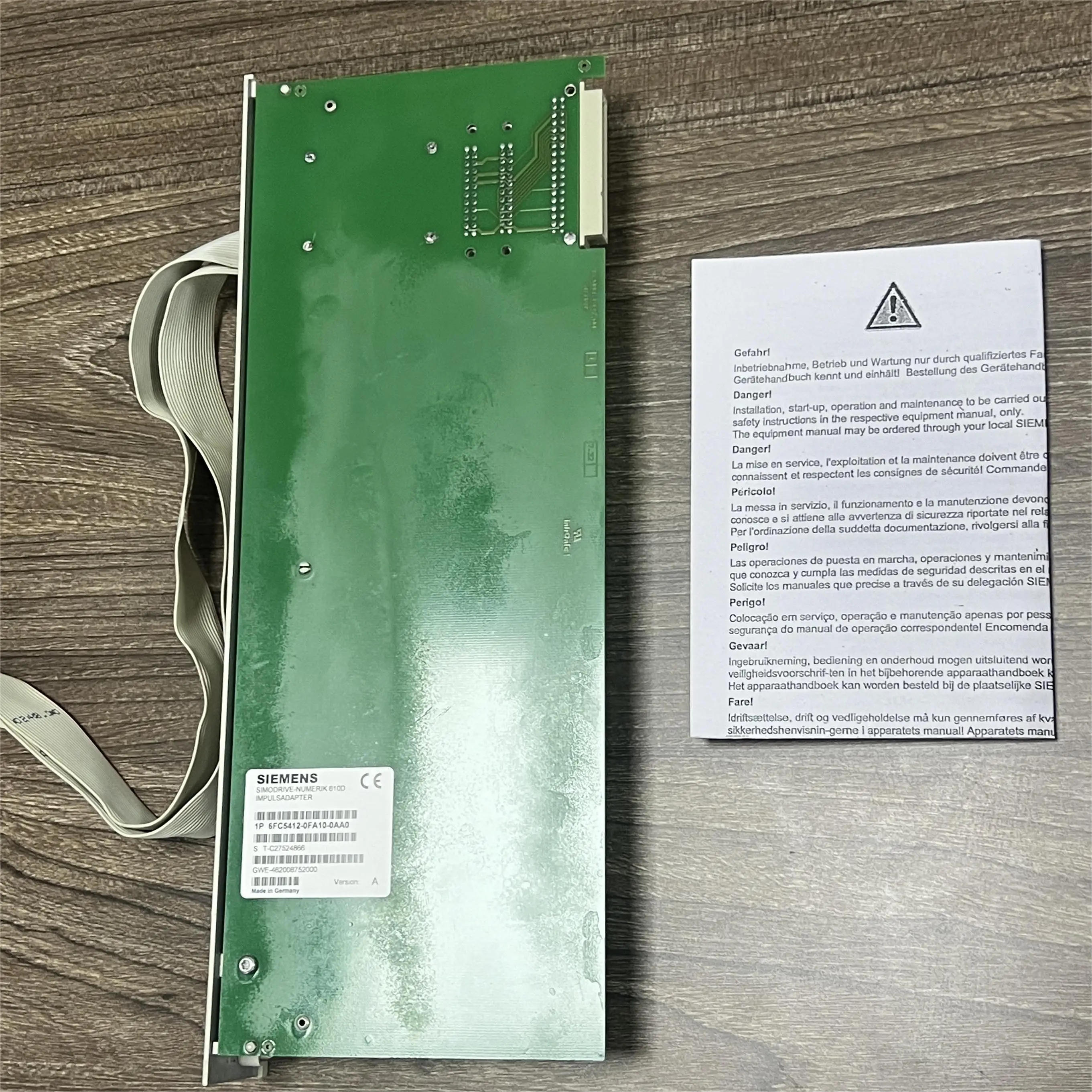 CNC New and Original Plc SIMODRIVE NUMERIK 810D IMPULS ADAPTER 6FC5412-0FA10-0AA0 for Siemes