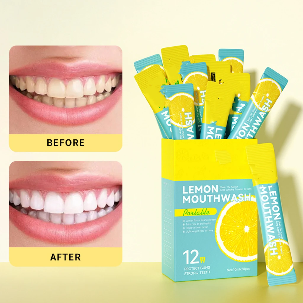 OEM Disposable Portable Sachet Pocket Fresh Breath Travel Size Mini Strip Mouthwash