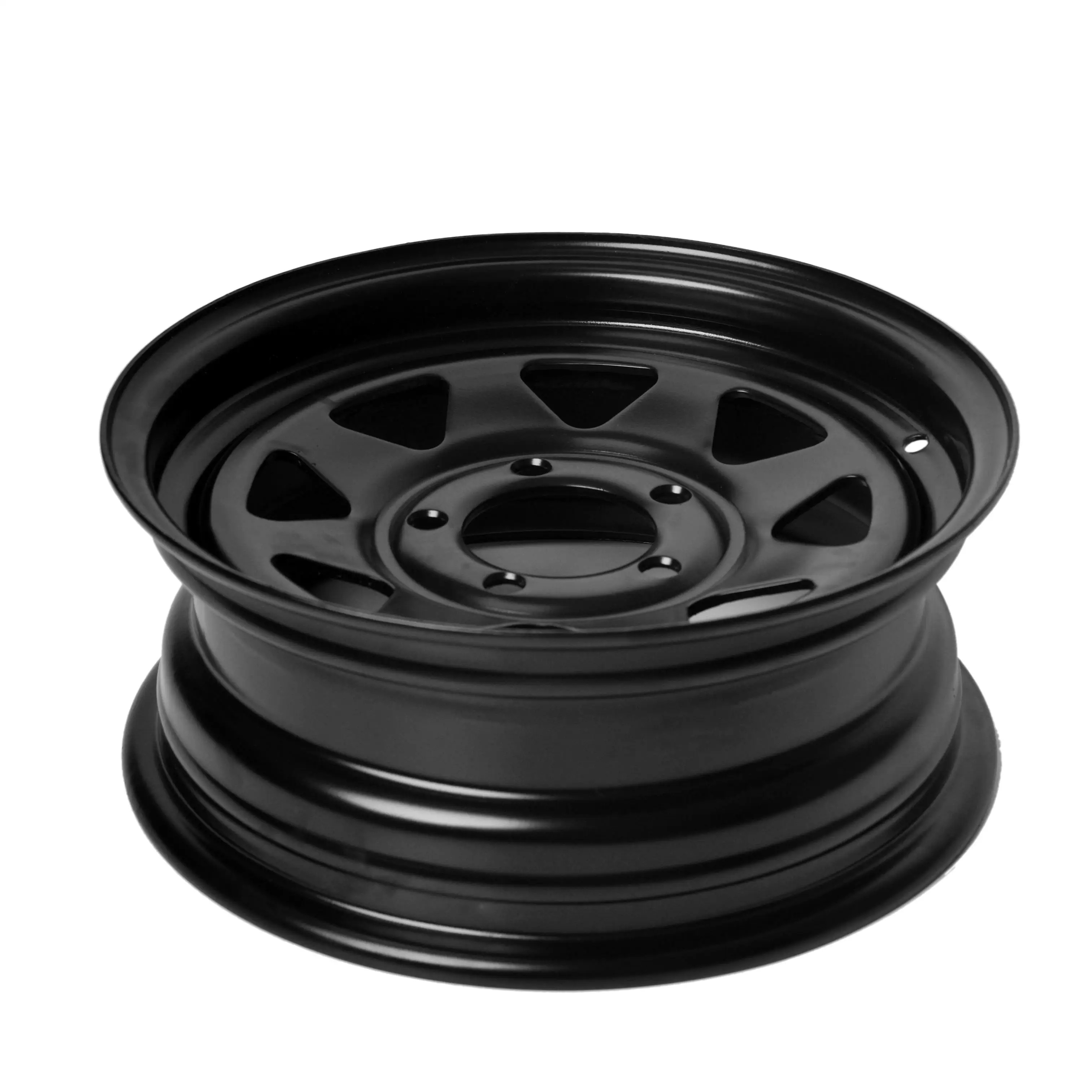 13 14 15 16 inch  factory cheap trailer part accessory black rim