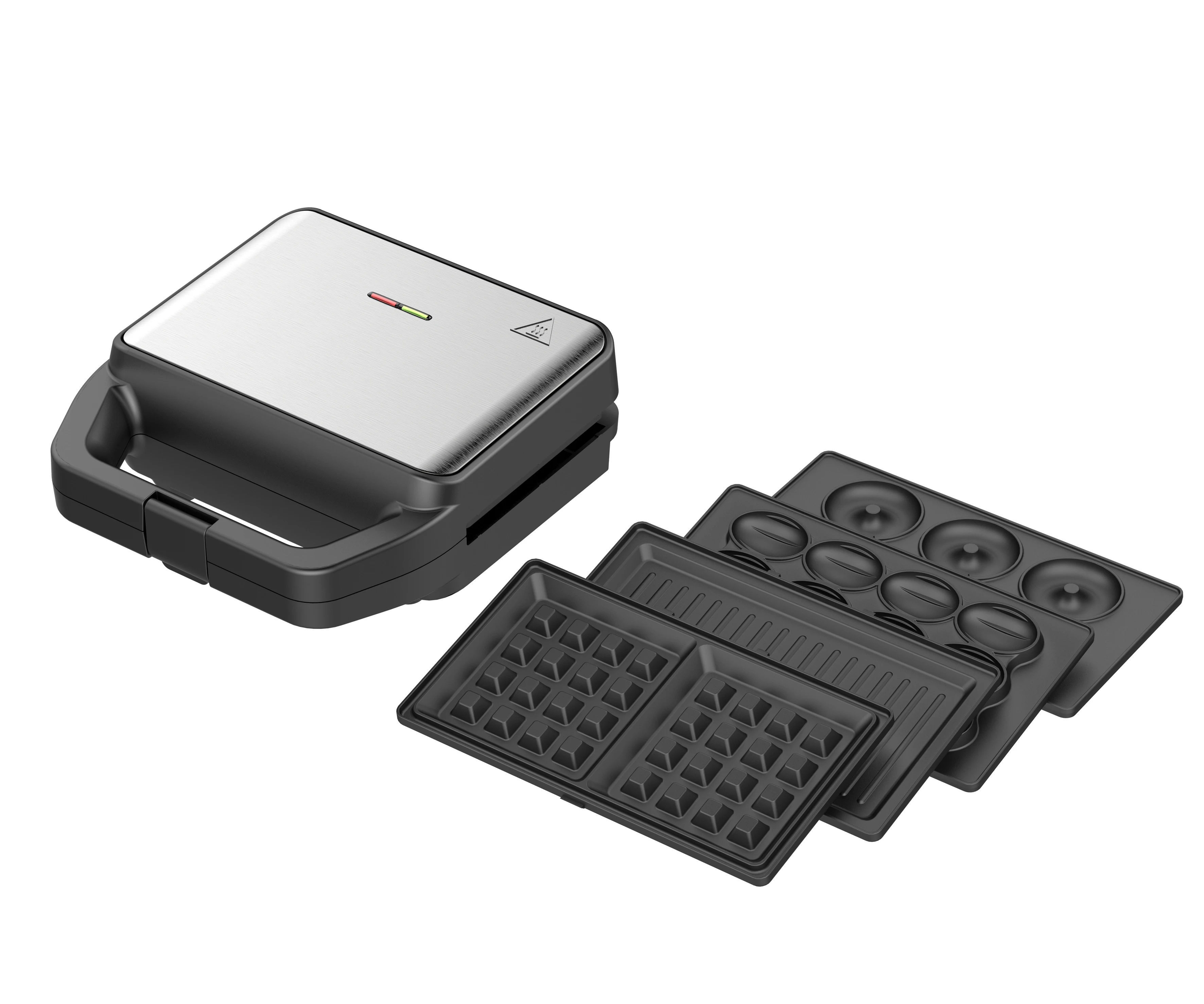 5 in 1 detachable sandwich maker multi function interchangeable snacks maker with donut nutty omelette shell 10 plates optional