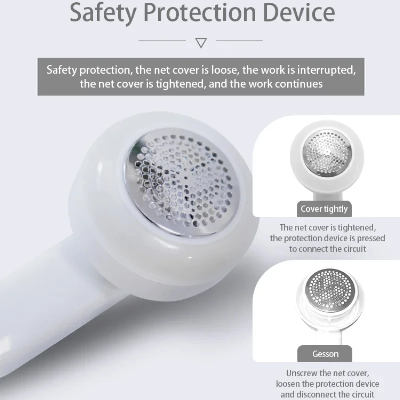 Portable Lint Remover Clothes Fuzz Pellet Trimmer Machine Electric Chargeable Fabric Shaver Removes for Clothes Spools Removal