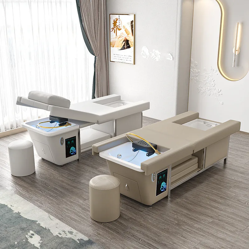 Hair salon beauty salon Barber shop Free sample hot sale furniture Hair washing Shampoo chair Shampoo bed