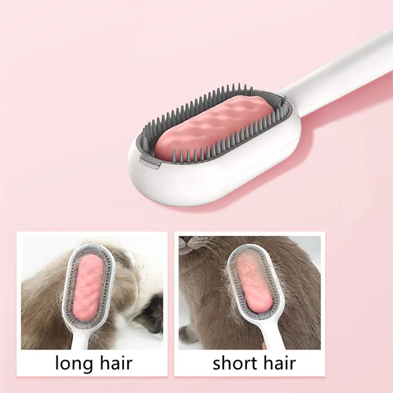 2022 New Tool Massage Comb Cleaning Slicker Hair Removal Animal Cat Dog Comb Pet Grooming Brush