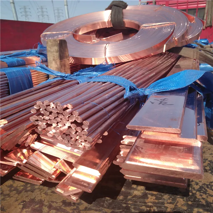 Manufacturer 99.99% purity copper electric copper busbar mill edge copper flat bar