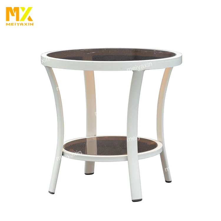 
All weather commercial aluminum dining cafe patio bistro set outdoor dining table set 