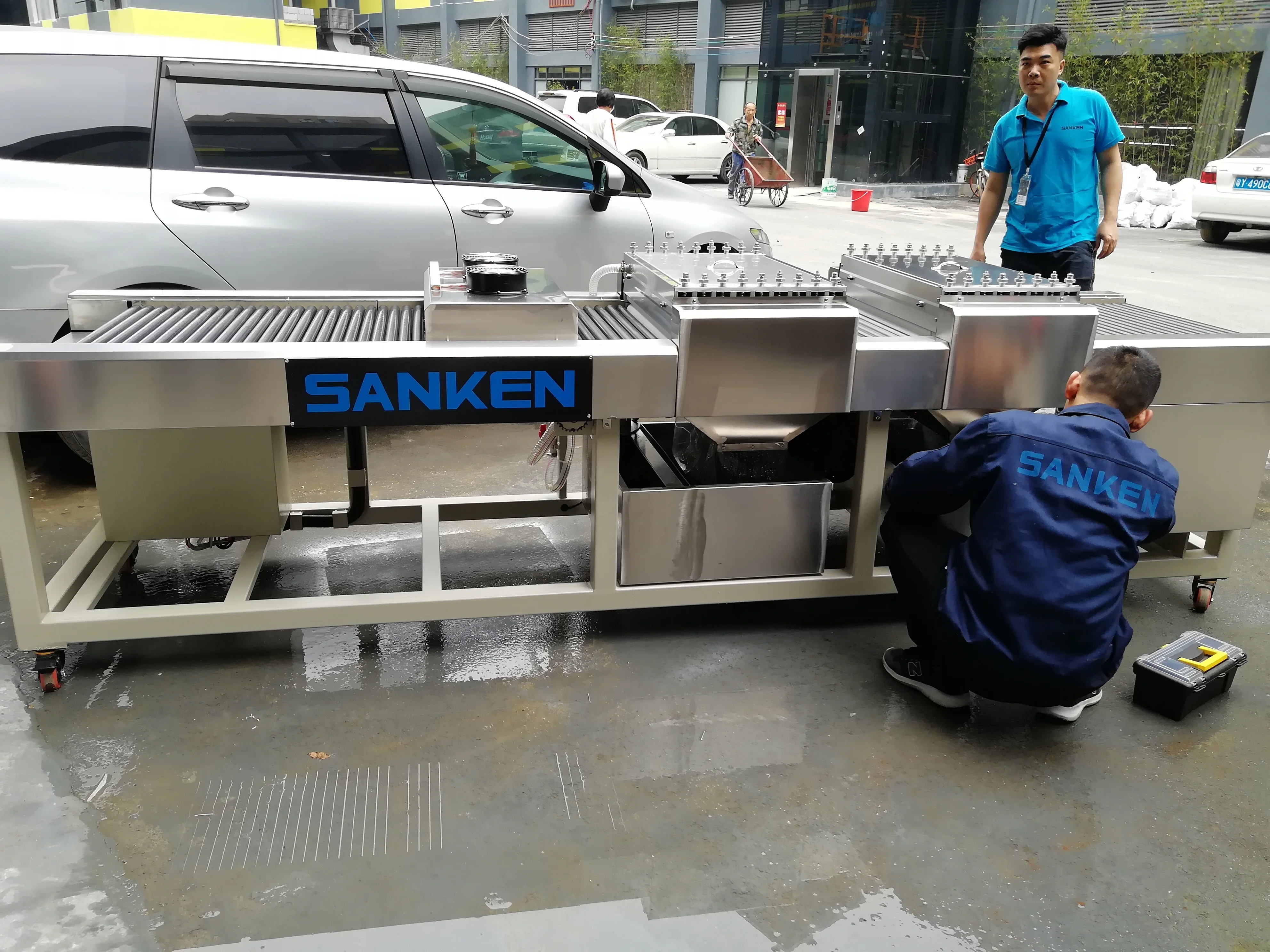 Горизонтальная очистка и сушка стекла sanken для стиральной машины