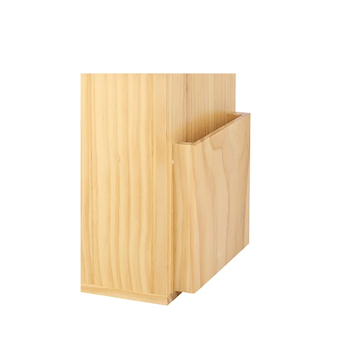 
High Quality Society Welfare Fundraising With Lock Countertop Solid Wood Donation Box 