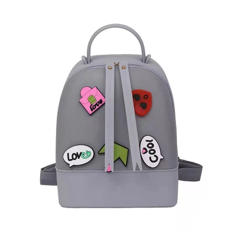 Oem Custom Logo Packs School Bags Backpack Cute Bag Mini Designer Carton Themed Small Back Pack Silicone for Kid
