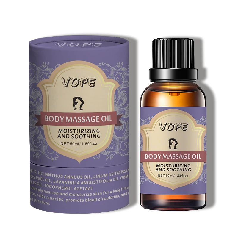 Private Label moisturizing and soothing Body Massage oil Organic Natural Blend compound Essential Oil