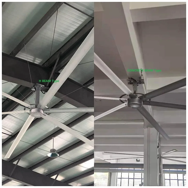 2022 hot sale  high volume Low speed ceiling industrial fan 24ft hvls fan hvls commercial fan price