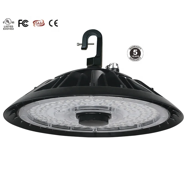 Dimmable Exhibition Shopping Mall Highbay Warehouse Industrial Lighting 250w 120w 100w 200w 150w UFO LED High Bay Light