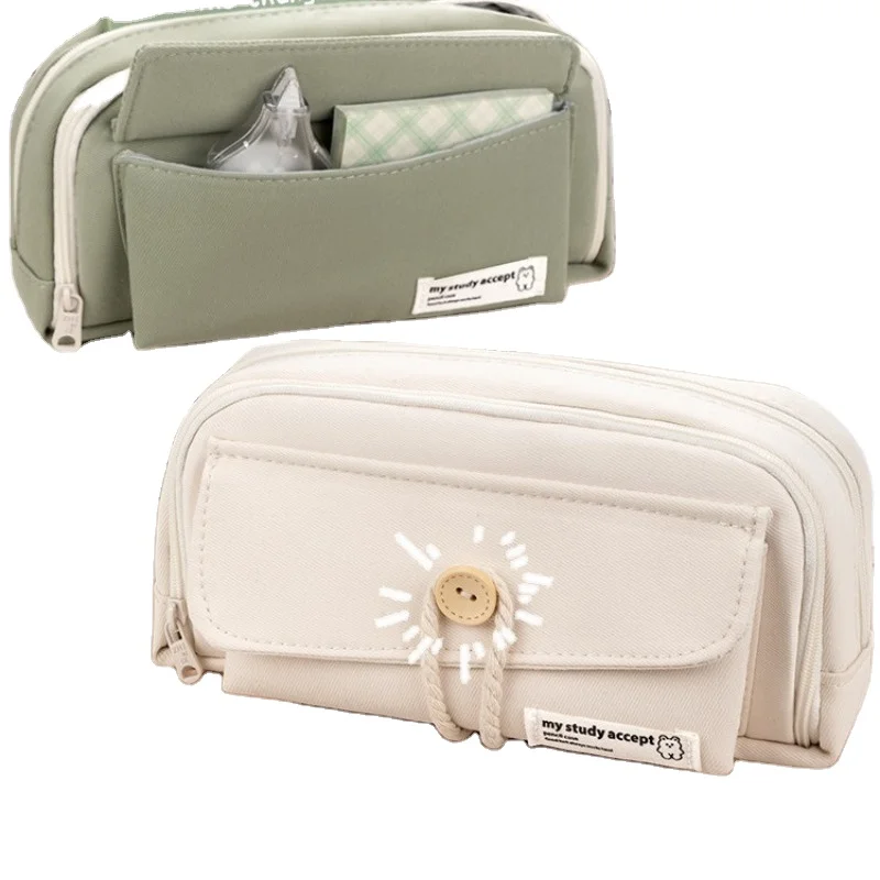 Simple ins style stationery box Large capacity school supplies High value office stationery School stationery wholesale