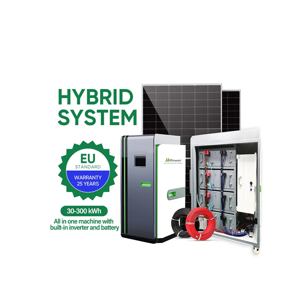 Hybrid Solar System 30kw 40kw 50kw 60kw All in One Inverter and Lithium Battery Home 100kw Home Solar Battery Storage Systems