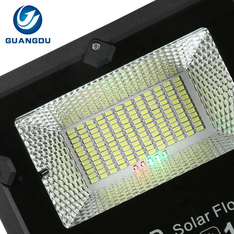 Digital display waterproof outdoor ip65 30w 50w 75w 100w 150w 200w 300w solar led flood lamp