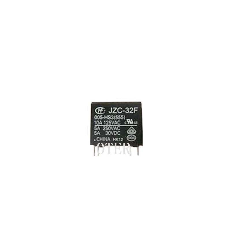 Реле 4PIN JZC-32F-005-HS3 JZC-32F-012-HS3 JZC-32F-024-HS3 5A 250VAC 125VAC реле