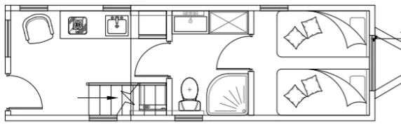 Professional camper trailer portable house off road camper trailer house
