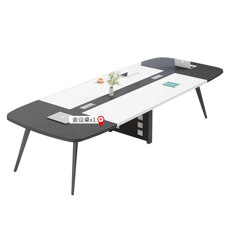 Новый деревянный простой и современный стол для конференц-зала