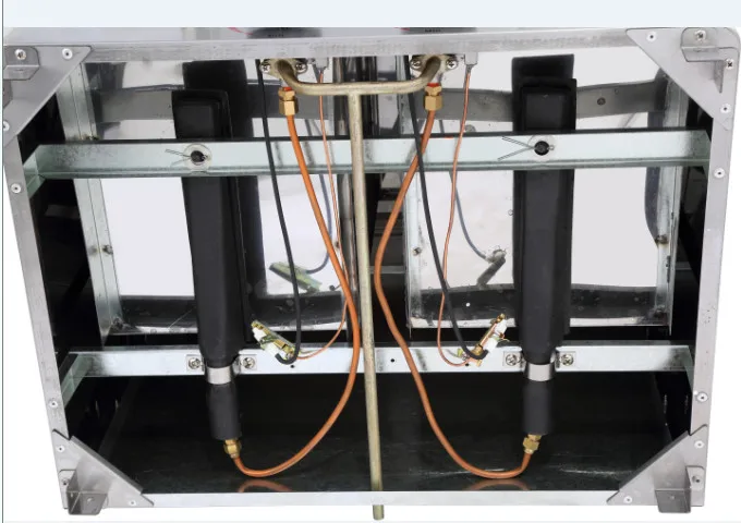 2 Tank 2 Basket used gas deep fryer commercial