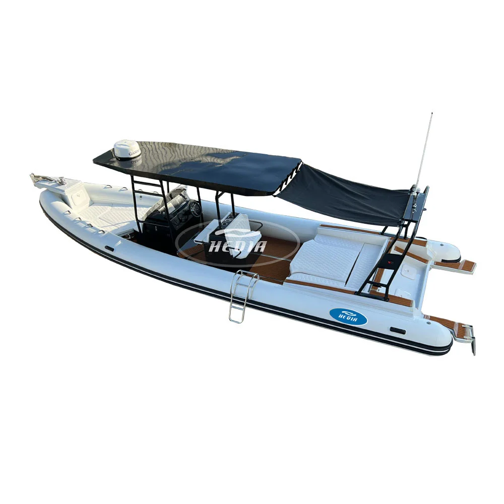 CE Hedia 33ft 1050 м алюминиевый Косатка гипалон жесткий корпус из стекловолокна надувная лодка большая роскошная высокоскоростная спортивная яхта Китай завод