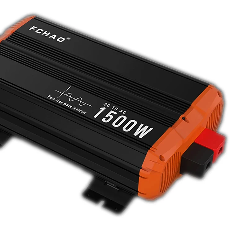 Fchao PSC-1500W-C AC/DC 12V/24V/48V к переменному току 110V 220V 50HZ Чистая Синусоидальная волна домашний литий 1500 Вт инвертирующий