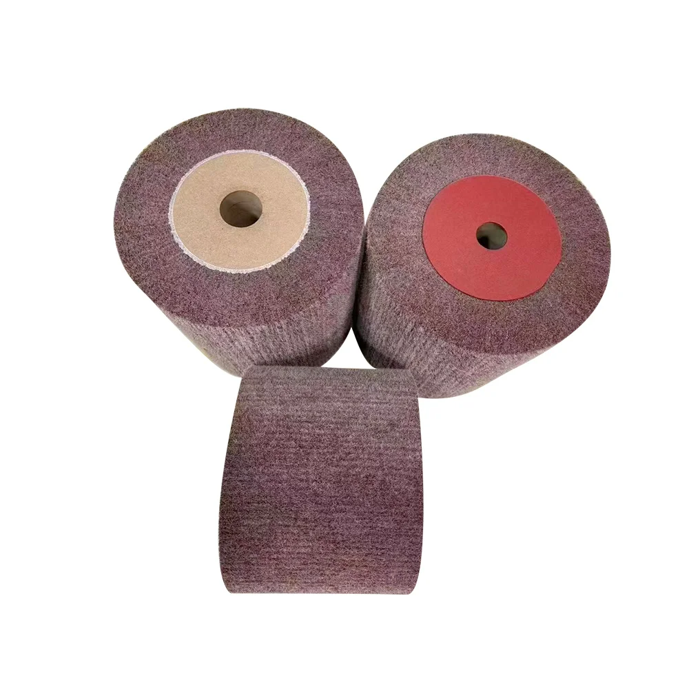 Abrasives Polishing Wheel For Smooth Finished Surfaces Nylon Fiber Flap Wheel