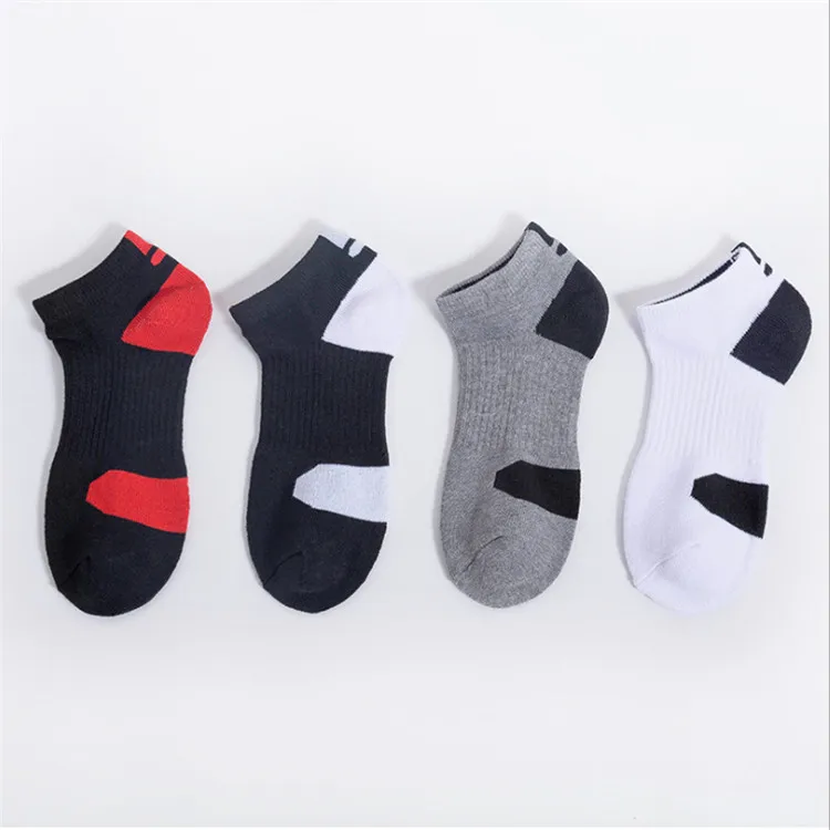 Hot Sale Breathable  Towel Bottom Professional Men Cotton  Ankle Basketball  Socks
