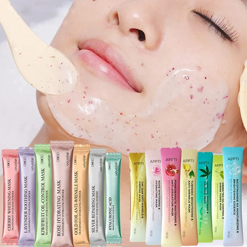 Spa Collagen Rose Soft DIY Hydro Jelly Mask Powder Whitening Natural Peel Off Rubber Facial Mask
