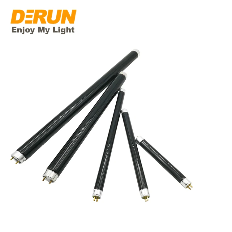 365nm Blb Uv Lamp 4W 6W 8W 10W 13W 15W 18W 30W 36W T5 T8 Linkable UV 365nm BLB Money Detector Black Light Blue Lamp , FLT-BLB