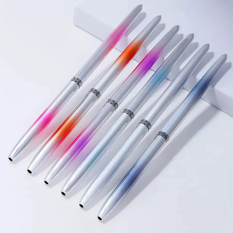 Yodoor Nail Art Brush Gradient Color UV Gel Extension Builder Acrylic Powder 100% Kolinsky Drawing Polish Tool Kolinsky Nail Pen