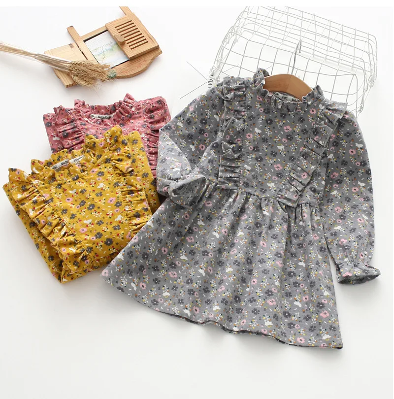 
China children clothing baby dresses 9 years embroid girls dress 1year girl new born baby dress from china 