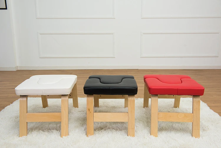 Exercise Yoga Headstand Bench Made of Birch Wood