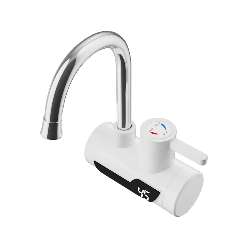 Electric Instant Water Heater Faucet Plastic Kitchen and Bathroom Basin Sink for Household and Hotel Shower Usage
