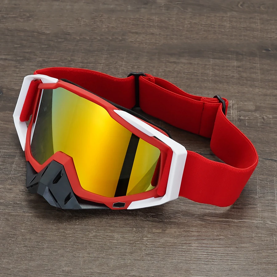 Outdoor Sports Motorcycle Racing Goggles Cycling Skiing Tactical Windbreak UV400 Glasses