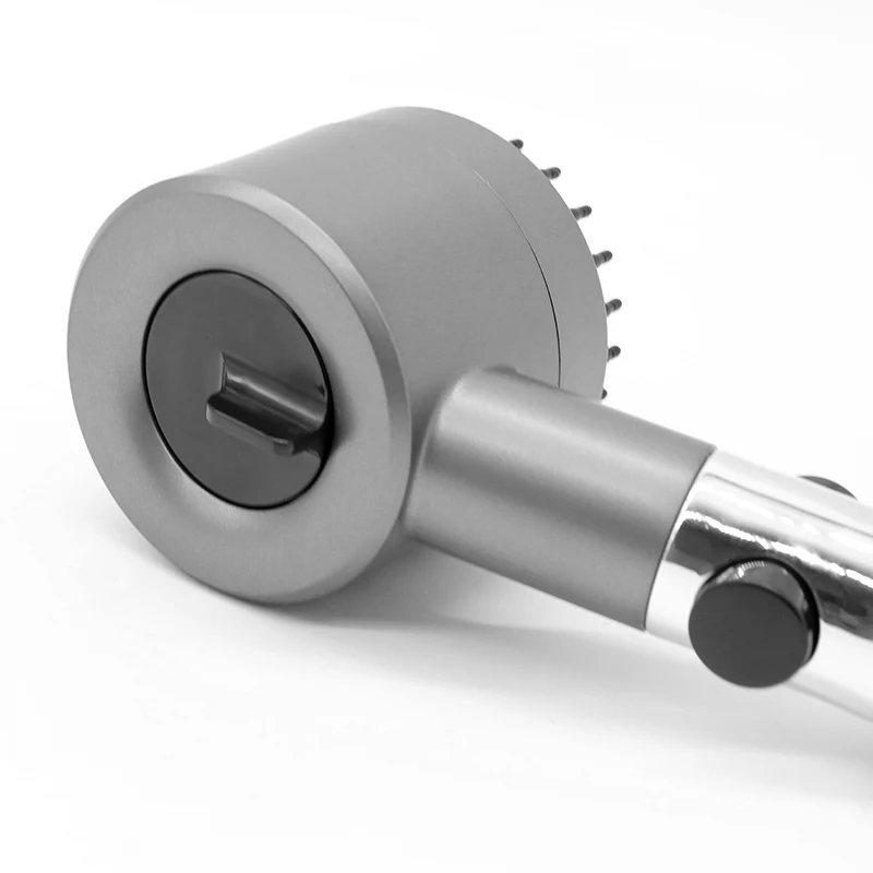 One-Button Water Stop Three-Gear Adjustment Spray Pressurization Filtration Shower Nozzle SPA Massage filter Shower head