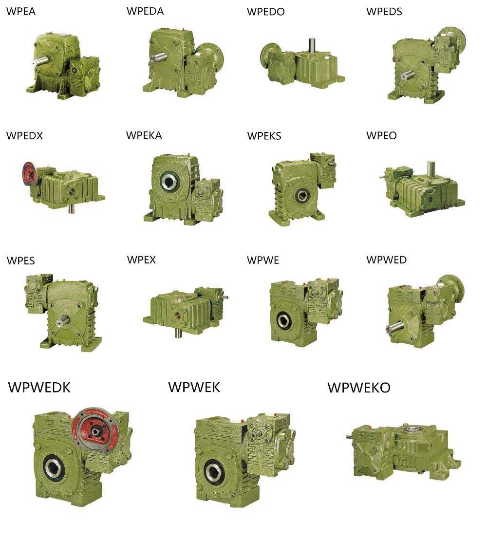  Wp series wpa wps wpo wpx worm gear reducer gearbox for industry