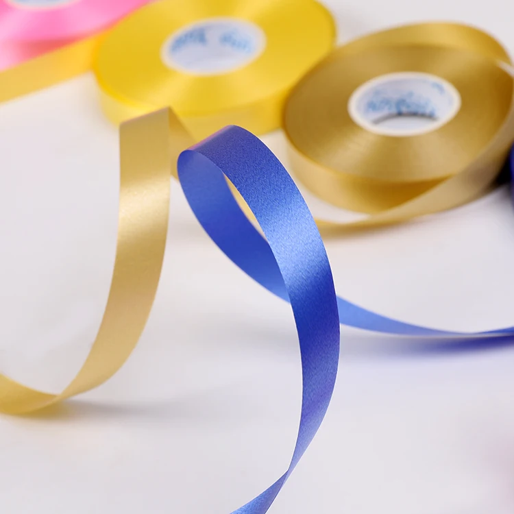 Wholesale 1.2cm*30m Plastic Balloon PP Color Ribbon for Wedding Birthday Party All Festivals Balloon Ribbon Supplies