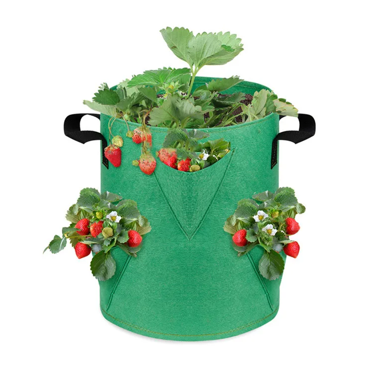 Лидер продаж, нетканые мешки для выращивания клубники, 7 галлонов