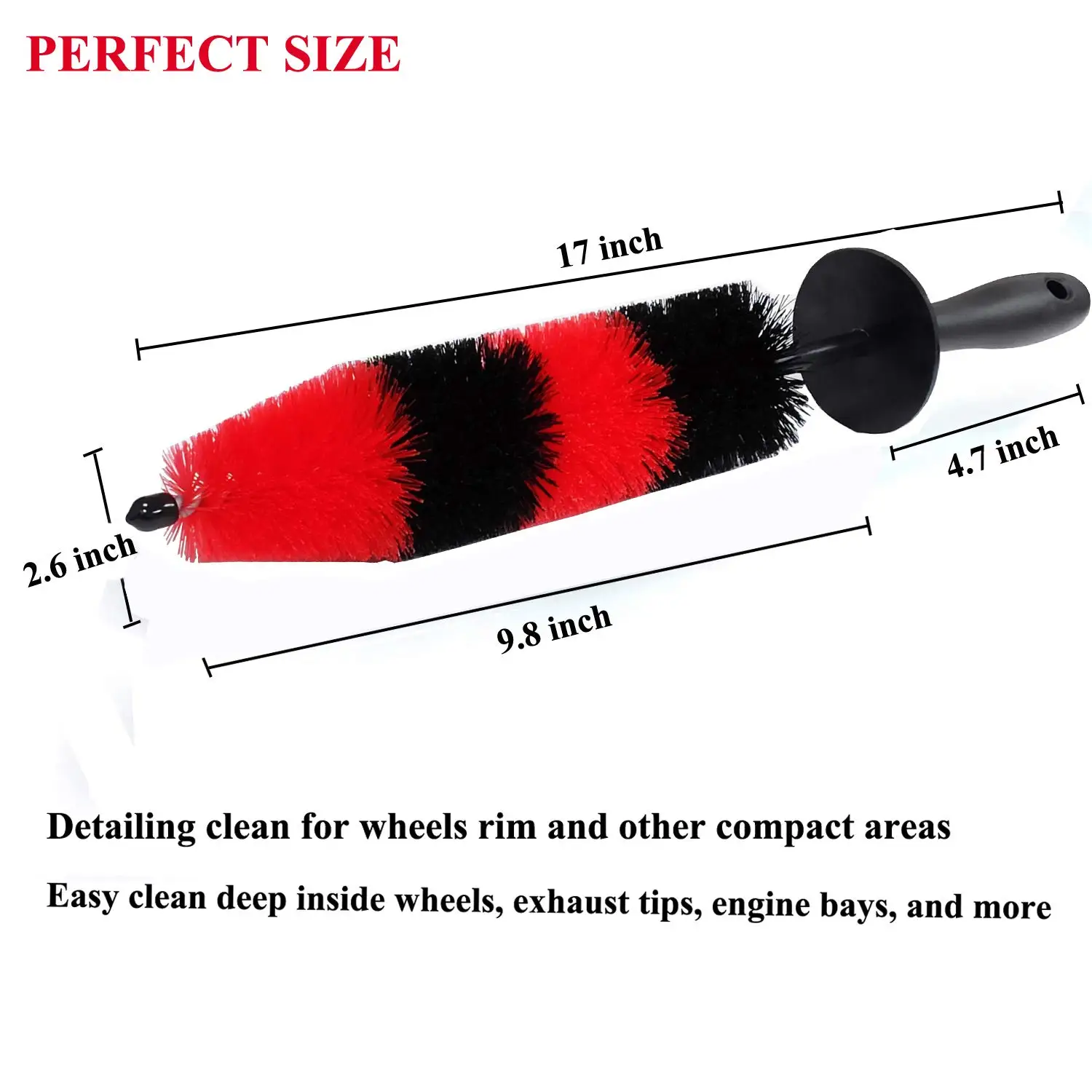 Car Wash Brush Kit Soft Fiber Cleaning Detailing Washing Products for Cars Washer Care Rim Tire Wheel Tyre Cleaner