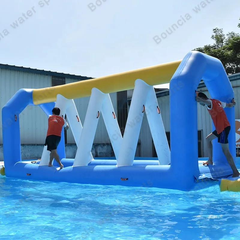 Free Customized Swimming Pool Inflatable Floating Aqua park Water Play Equipment Adventure Park From Bouncia For Sale