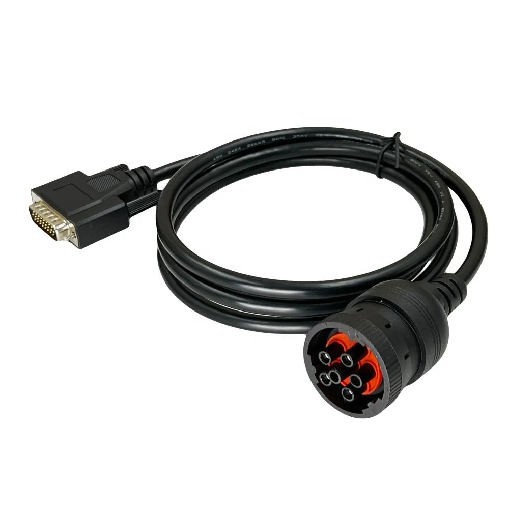 Heavy duty J1708 connections Diesel Laptops 6-Pin diagnostic Cable for Noregon DLA+ 2.0